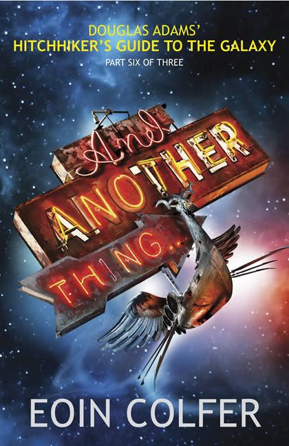 Cover art for 'And Another Thing...', taken from The Douglas Adams / HG2G blog, hosting by Photobucket